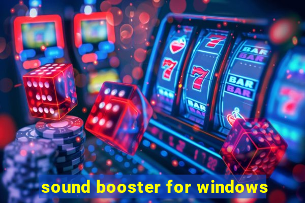 sound booster for windows